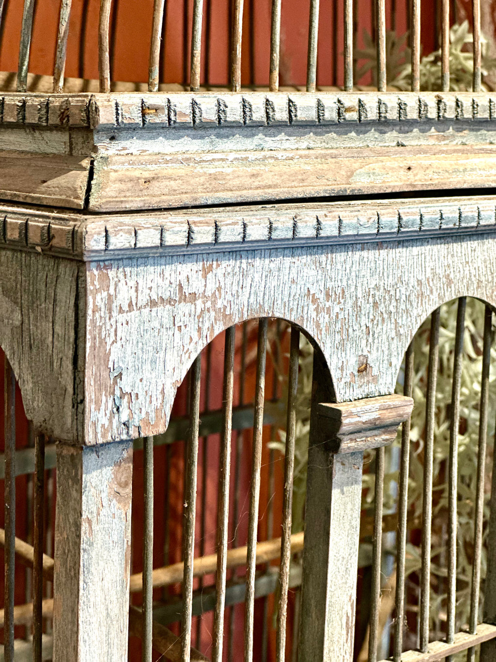 Ancienne cage à oiseaux