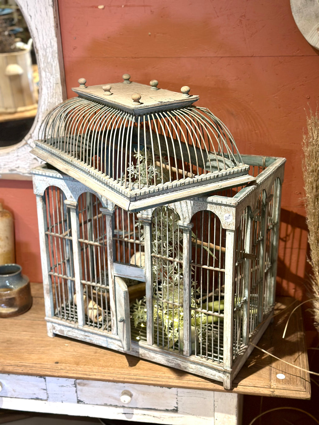 Ancienne cage à oiseaux