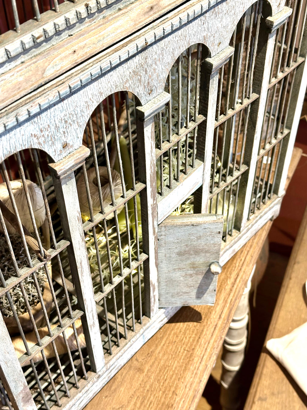 Ancienne cage à oiseaux