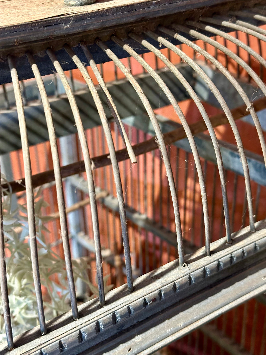 Ancienne cage à oiseaux