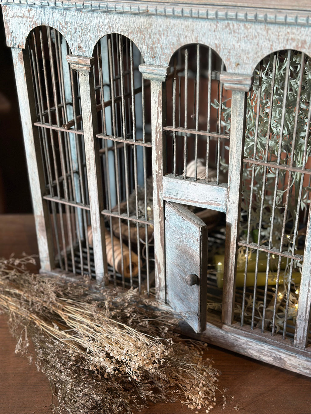 Ancienne cage à oiseaux