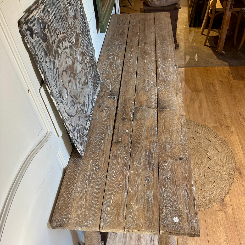 Ancienne table de drapier ou console