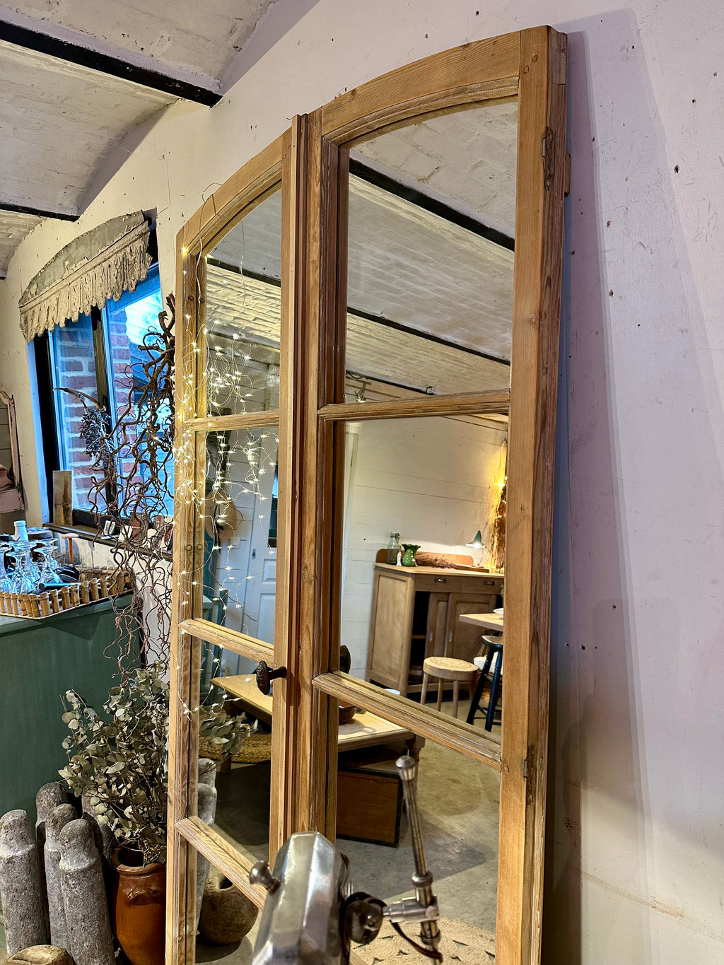 Ancien miroir fenêtre