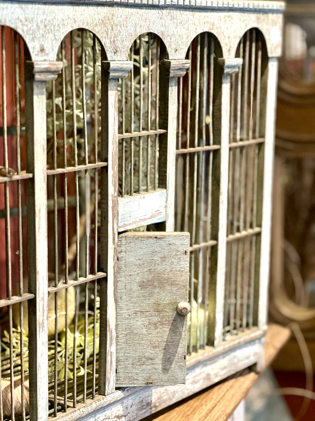 Ancienne cage à oiseaux