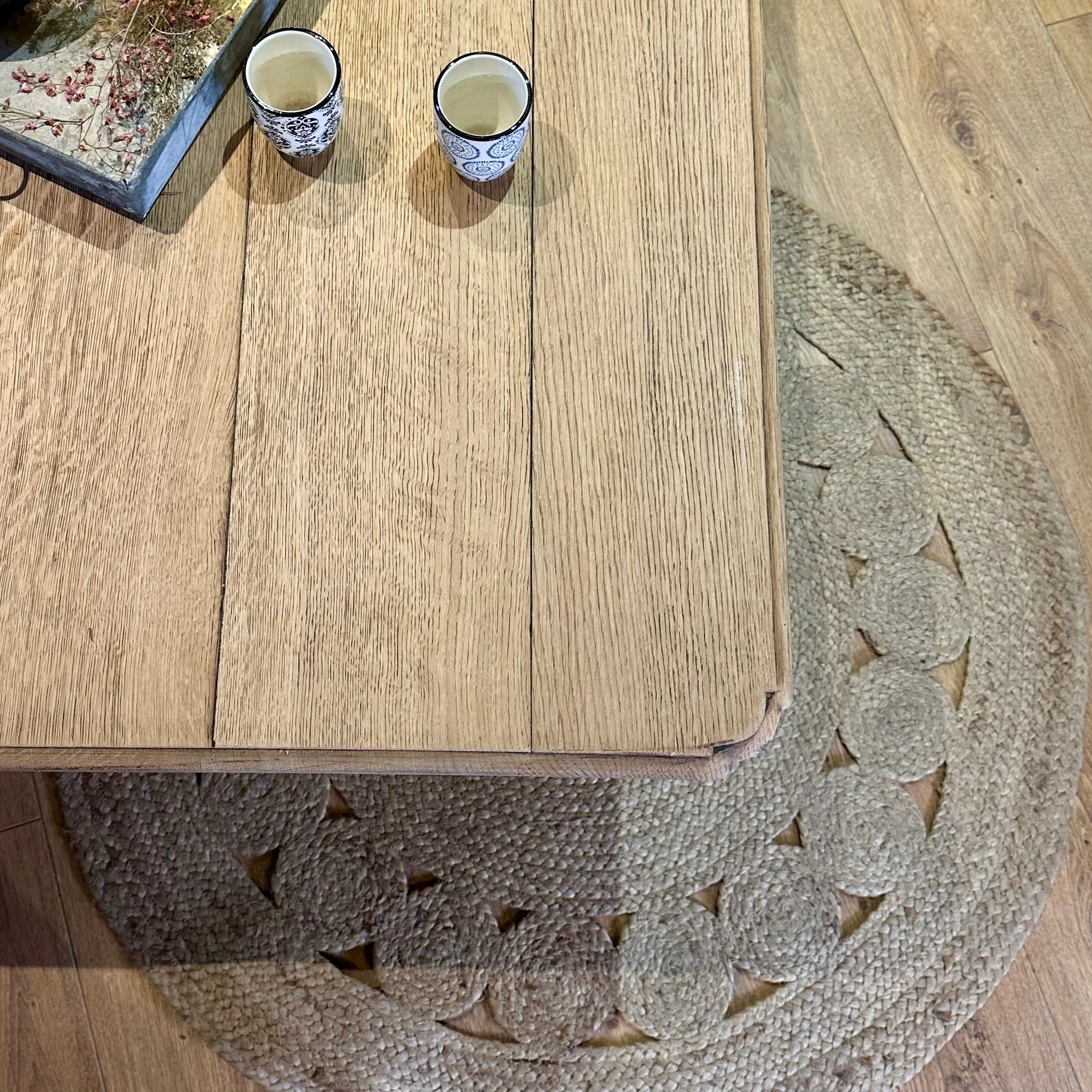 Table basse, chêne.