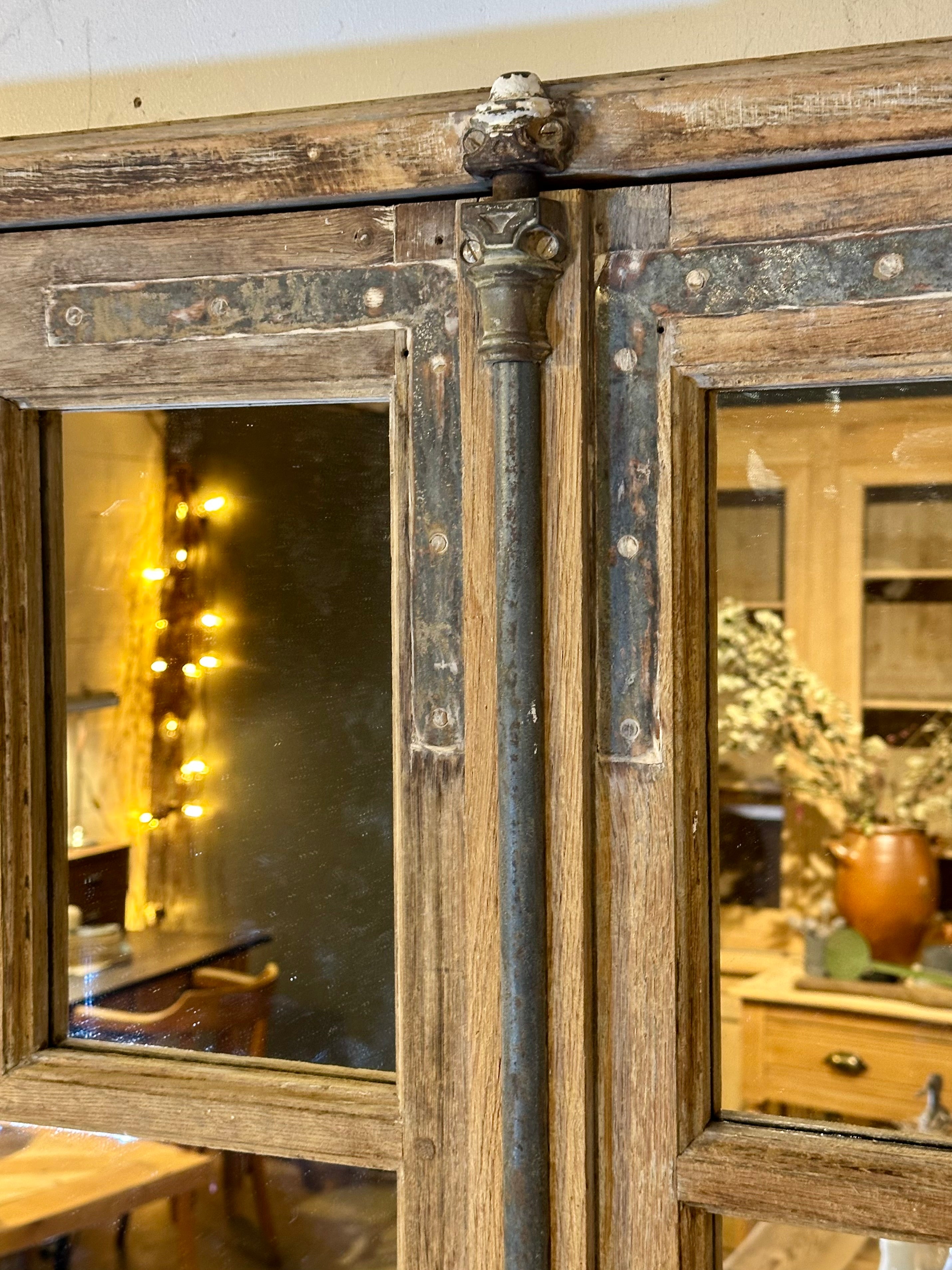 Magnifique miroir chêne