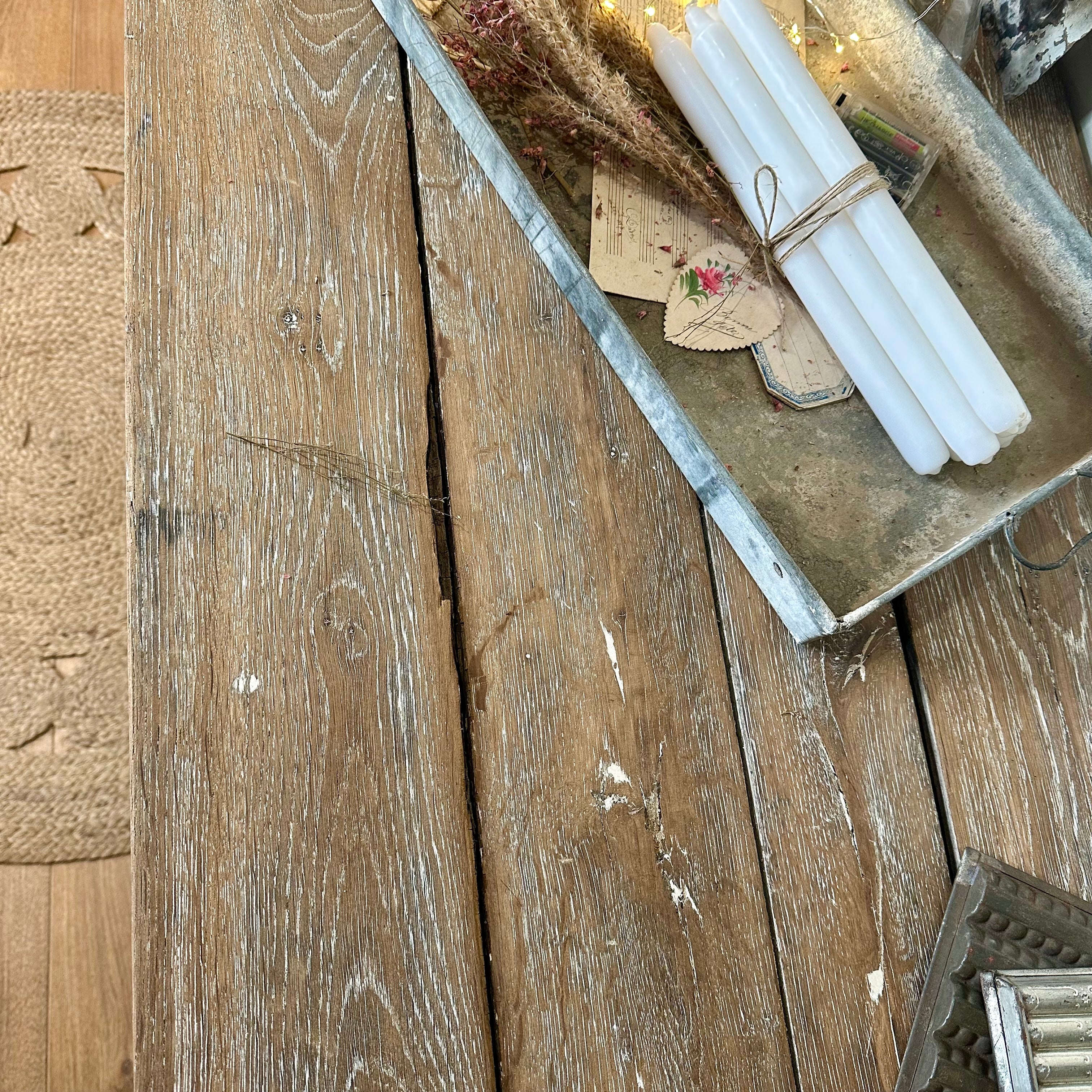 Ancienne table de drapier ou console