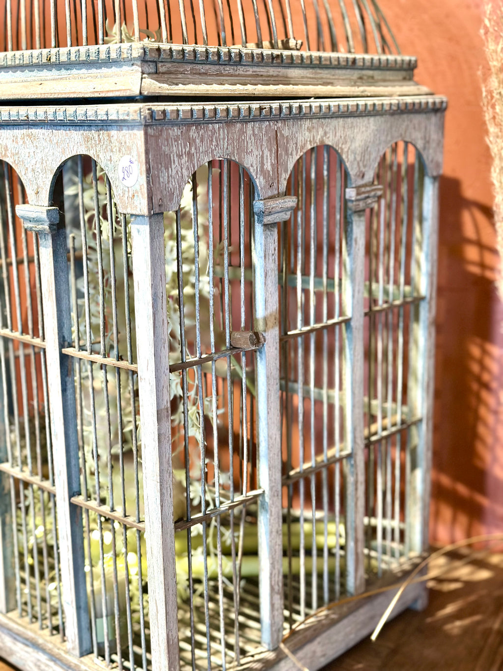Ancienne cage à oiseaux