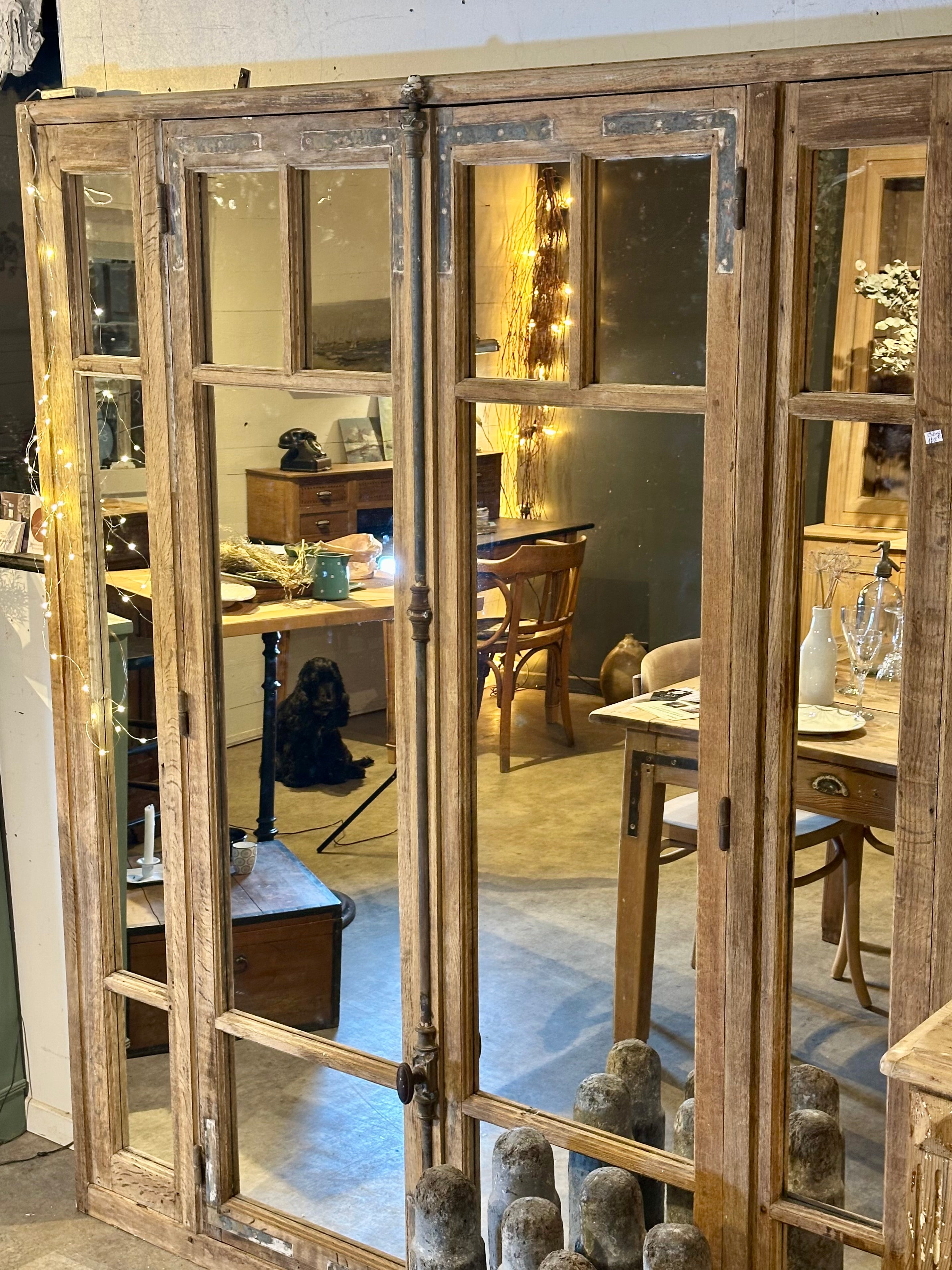 Magnifique miroir chêne