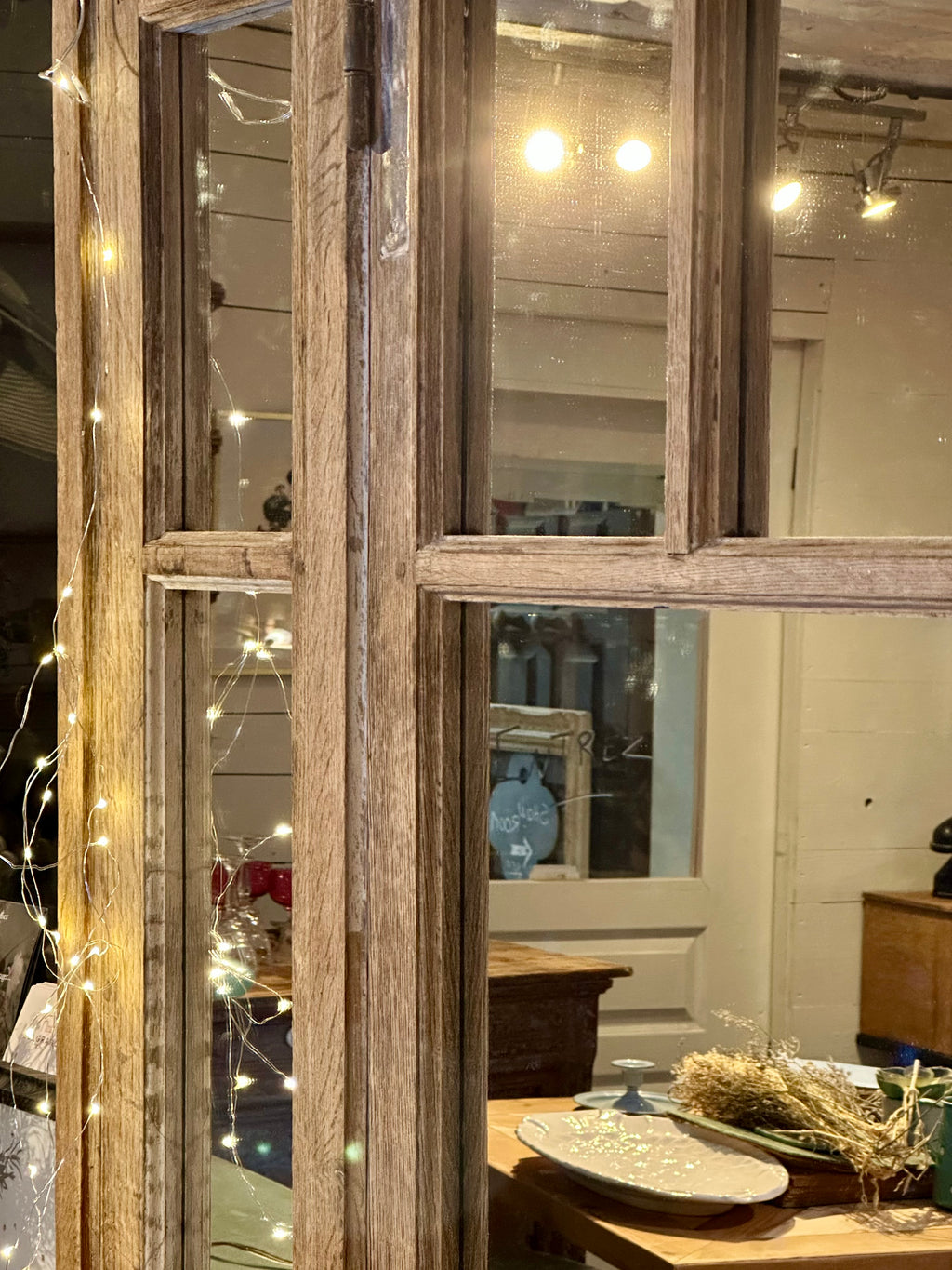 Magnifique miroir chêne