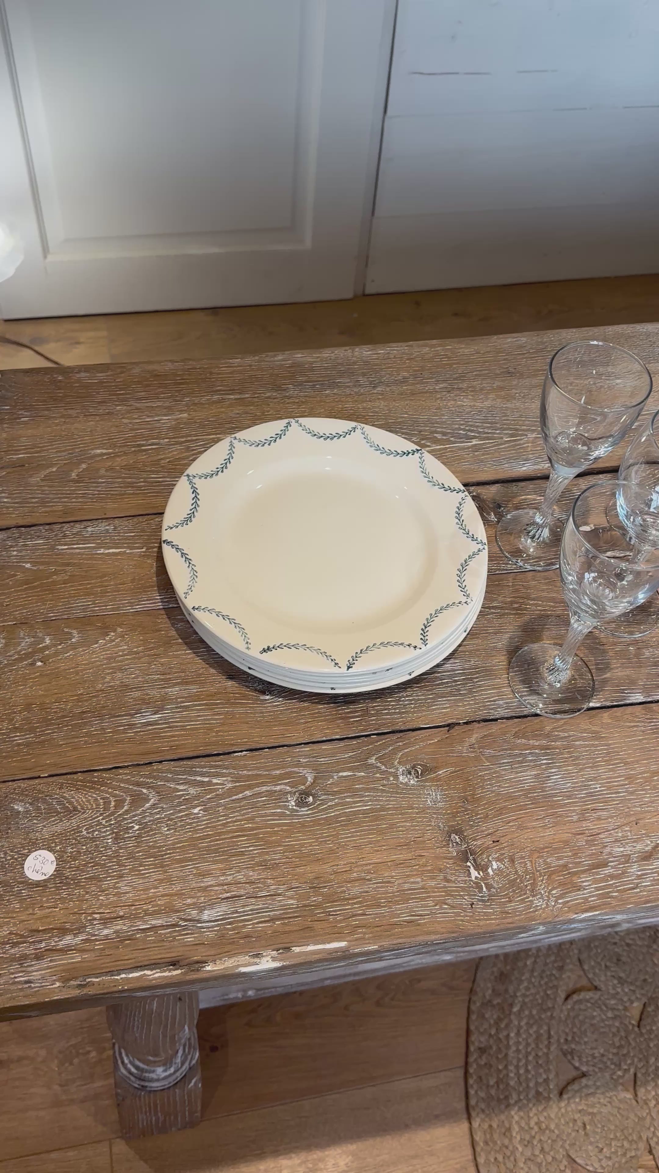 Ancienne table de drapier ou console